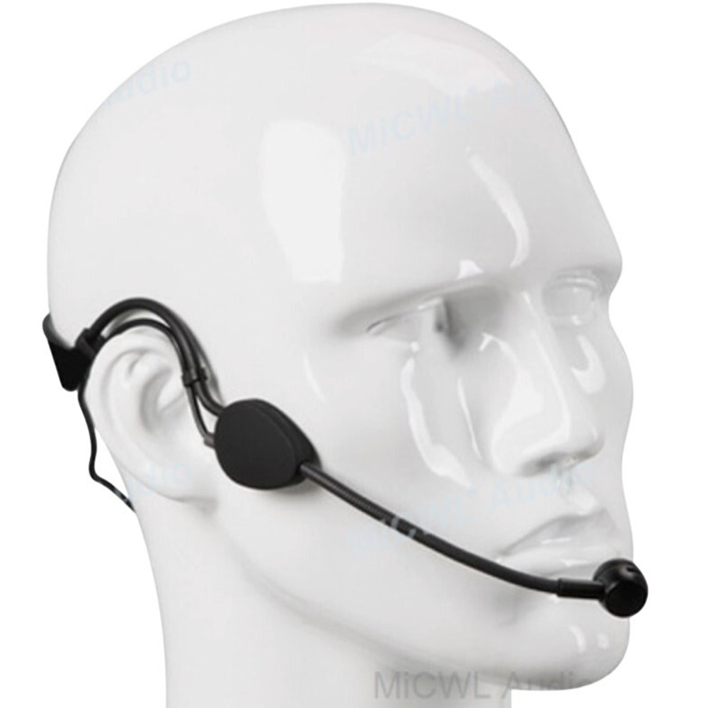 Condenser Headworn Microphone Professional Audio Headset Wireless Transmitter